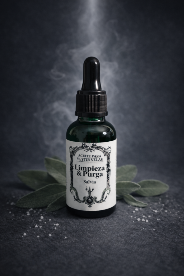 Aceite para Vestir Velas; "LIMPIEZA"
