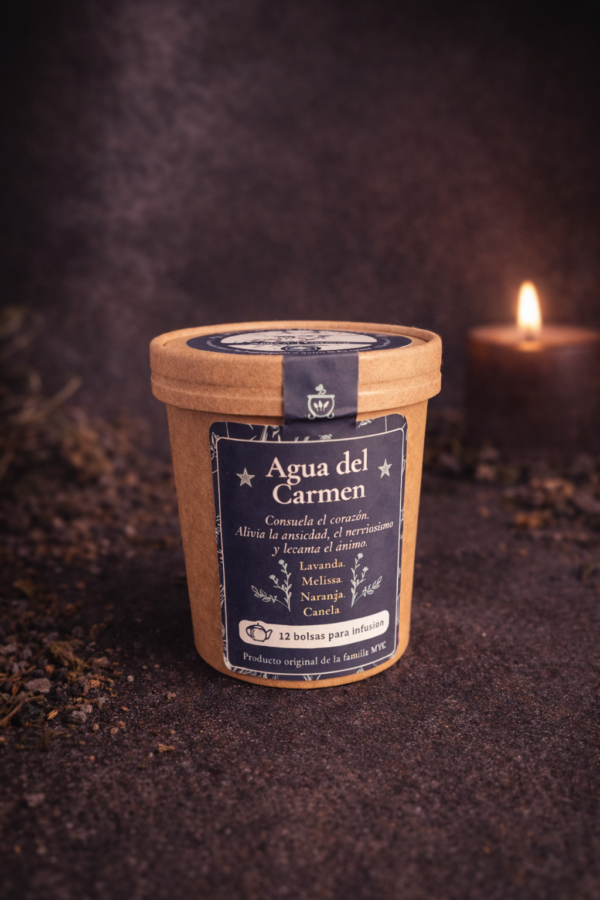 POCIÓN DE BRUJA PARA BEBER "AGUA DEL CARMEN"