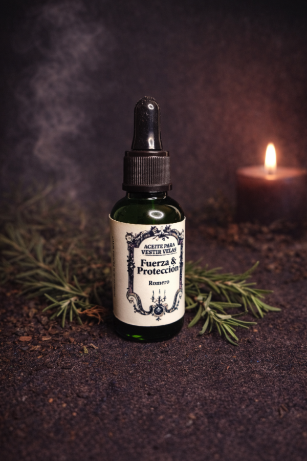 Aceite para Vestir Velas; "FUERZA Y PROTECCIÓN"