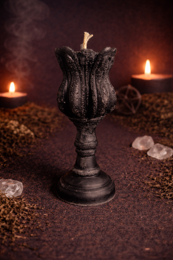 VELA CON FORMA DE ANTORCHA