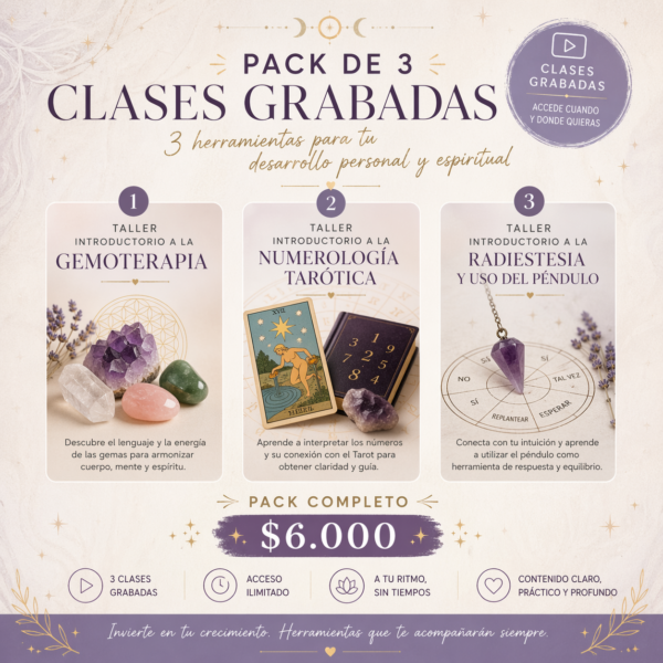 Pack de 3 Mágicos Cursos Introductorios