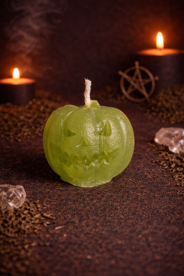 VELA CON FORMA DE CALABAZA