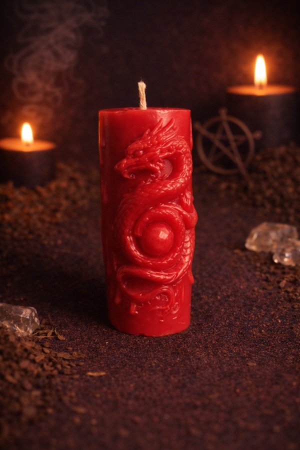 VELA CON FORMA DE DRAGÓN