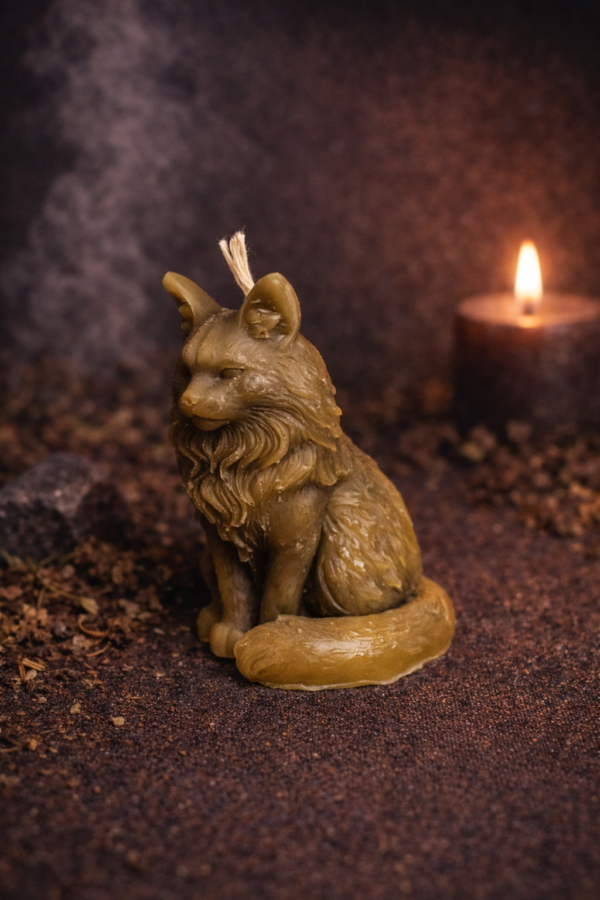 VELA CON FORMA DE GATO