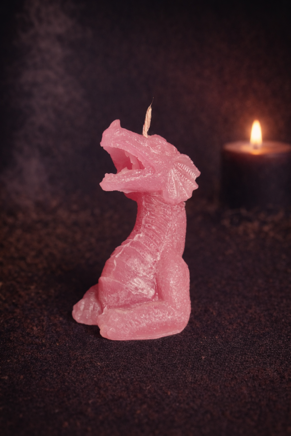 VELA CON FROMA DE TORSO DRAGÓN