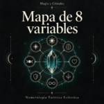 Portada de Mapa de 8 variables, lectura de Numerología Tarótica Ecléctica